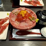 吉祥寺 肉ドレス海鮮丼 - 