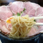 鶏そば 縁道 - 麺
