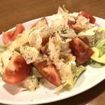Taishuushokudou Kawaguchi - 豆腐とトマトのサラダ