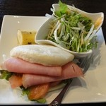 桜里 - シェルサンドセット　※コーヒー付きで600円　朝のモーニング