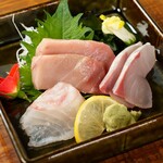 おやじ最後の握り - 造り3種盛り