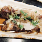 鳥屋敷 - 和牛ハラミ（大根おろしとマッチ）