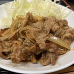 浜松屋食堂 - 豚のしょうが焼き450円