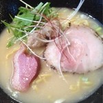 麺や而今 - 塩白鶏湯そば