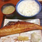 正武 - 料理写真:ホッケ定食600円
ここの魚料理はなかなか美味い！お値段も宮久保価格。お気に入りです^ ^