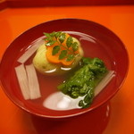 南山 吉扇 - 枝豆の糝薯