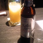 ノンアルビールとパインジュース