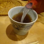 神楽坂 大川や - 蕎麦湯は自然体