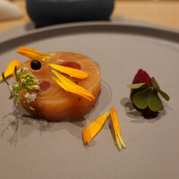 TROIS VISAGES - 函館産サーモンのモザイク