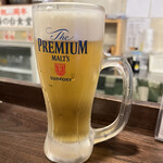 金町製麺 - ザ・プレミアム・モルツ　420円