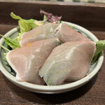 金町製麺 - トマトの生ハム紫蘇巻き　420円