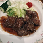 のあ - 鹿ステーキ♪