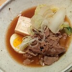 いな村 - 牛すき焼き豆腐