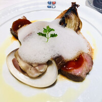 ブラッスリー ポール・ボキューズ 大丸東京 - イベリコ豚のロティトマトとシェリーのソース