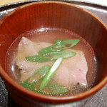 馳走 啐啄一十  - 榊山牛のお吸い物