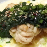 オー・ペシェ・グルマン - 白子のムニエル、白菜のクリーム煮添え春菊ソース1,200円