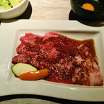 代官山焼肉 kintan - 神戸チャンピオン牛 3種盛りセット