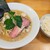 平八 - 料理写真:サバ・鶏と煮干＋ランチのライス