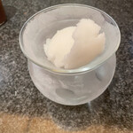 とんかつ マンジェ - シャンパンシャーベット