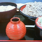 名代 富士そば - カツ丼セット（蕎麦大盛り）