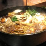 水源亭 - 軍鶏すき焼き (軍鶏すき焼きコースより)