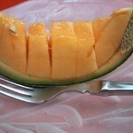 天ぷら　若杉 - メロン。