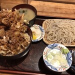 手打ち蕎麦 寺田家 - かき揚げ丼セット（税別1050円