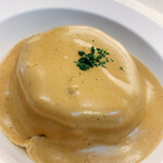 赤白 - 大根 ポルチーニ茸クリームソース　税込220円