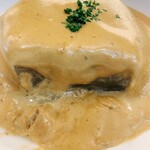 赤白 - ソースを絡めると旨いです