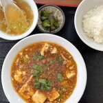 Chuuka Shokudou Minamigochi - 麻婆豆腐定食※ご飯ミニサイズ