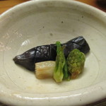そばきり すゞ木 - 茄子の煮浸し
