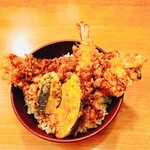 蔵前いせや - えび穴子天丼