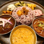 Curry Spice Gelateria KALPASI - カレー　3種（ダル、チキン、ポーク）