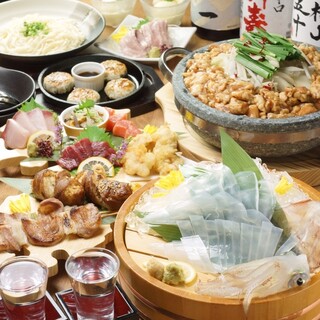 All Kyushu specialties! Party course with Premium Malts from 2,980 yen