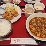 中国料理 川菜味 - 麻婆豆腐のセット