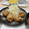 Karaage Karasuke - 手羽先味定食 790円（ + 鴨そばセットに変更 350円）
                唐揚げアップ
