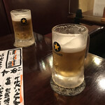 バルめし山田 - まずは生ビール！