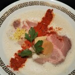 鯛白湯らーめん ○de▽ - 