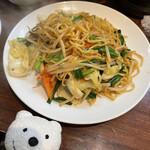 好麺 - 醤油焼きそば Stir Fried Noodles with Soy Sauce at Komen, Hamamatsu！♪☆(*^o^*)