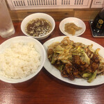 マサルヤ飯店 - 回鍋肉＋白飯