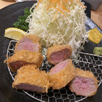 とんかつ光 - 上ヒレかつ定食(110g)¥1650