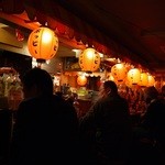 学大酒場エビス参 - 照明落ちてからの雰囲気もいいだろう(￣ー￣)ﾆﾔﾘ