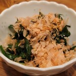 くるまだ - ニラのおひたし