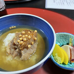 料亭 なわた - 平目の茶漬け