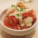 トンテキ食堂8 - トマトのサラダ(400円)