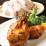 国産ハーブ鶏使用の無着色、無添加 タンドリーチキン