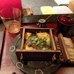 菜庭酒菜　櫓仁 - 食事：和牛せいろ蒸し　小吸物付き('13.02月より)