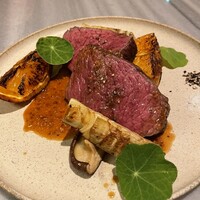 GRIGLIA Pagina - 本日の黒毛和牛イチボアーリオマスタードソース＆野菜