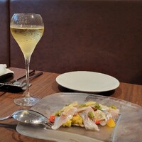 IMPASTO - 長崎県産アジのレモンマリネ　焼きナスのサラダ