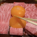 肉亭 まぼたん - ♦︎コーチン割ります(笑)